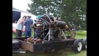 Guiberson T-1020 1021 C.I. 9 cylinder diesel radial engine