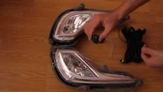 Противотуманные фары Hyundai Solaris 2010-