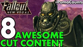 Top 8 Coolest Cut Guns Weapons and Armor in Fallout: New Vegas (Cut Content/Debug Items) #PumaCounts