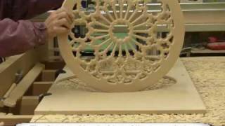 Making A Stained Glass Wood Rose Window Frame