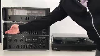 SABA PSP-910 Turntable + SABA VS-2160 Amplifier - playing phono