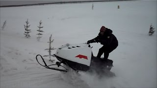 Гонки на снегоходах