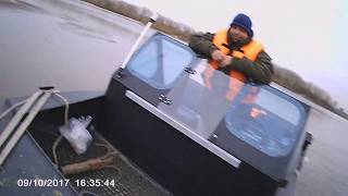 Катер водомет закрыли сезон 2017