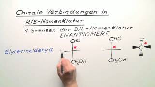 Chirale Verbindungen in R/S-Nomenklatur | Chemie | Organische Chemie