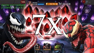 7x 5 Star Crystals for Venom and Carnage [Beta] | Marvel: Contest of Champions