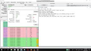 2019 YOLODICE new best scripts dicebot with small bankroll watch the proof!!!! 2019 PART 1