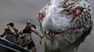 God of War 4 (2018) . Серия 5 . Просьба Брока : Душа из вторых рук . Босс Пожиратель душ .