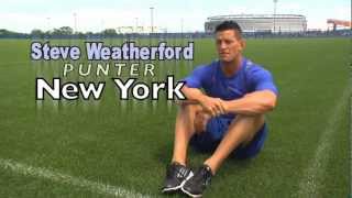 NY Giants Punter Steve Weatherford Endorses AdvoCare