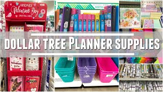 DOLLAR TREE | SHOPPING FOR PLANNER SUPPLIES