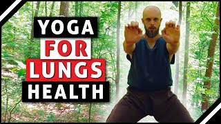 Yoga Breathing Exercises for Lungs Cleaning, Asthma, COPD - Lung Qigong
