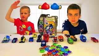 У Богдана пропали все машинки ТРАНСФОРМЕРЫ! Батл ДИКИЕ СКРИЧЕРЫ! Игрушки для мальчиков!
