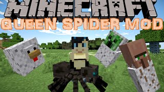 UNE ARMEE D’ARAIGNEES !! - MOD QUEEN SPIDER REBORN Minecraft [FR] [HD]