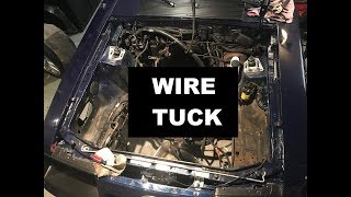 1986 Mustang GT Project - Wire Tucking - Engine Swap Part 9