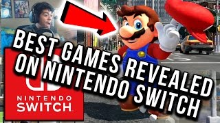 LIVE REACTIONS BEST GAME TITLES FOR NINTENDO SWITCH REVEALED - SWITCH PRESENTATION