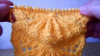 ВЯЖЕМ  КРАСИВЫЙ #УЗОР #СПИЦАМИ-#АЛСАЦИЙСКИЕ ГРЕБЕШКИ