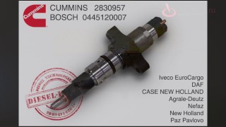 Форсунка BOSCH 0445120007, 0445120212 (4897271, 2830221, 2830224, 2830957, 5255184, 5263307)