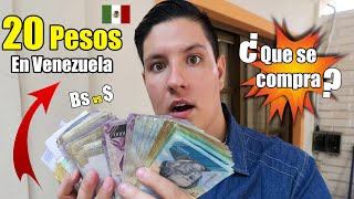 Cuantos son 20 pesos Mexicanos en Bolívares ¿que se compra con 1 dólar? VENEZUELA