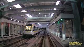 台北捷運 環狀線通車 Y20新北產業園區 - Y07大坪林站 夜間 GPS參數 路程景 TRTC