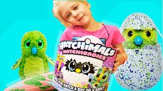 Соня СЛОМАЛА ХЕТЧИМАЛС ? Как нам попался бракованный HATCHIMALS.Распаковка ИГРУШКА ЯЙЦО///TiKiSo