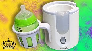 Munchkin High Speed Bottle Warmer Review (Uses Steam) and How To Use It