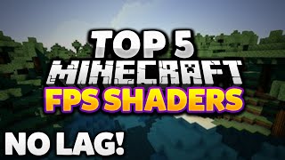 TOP 5 MINECRAFT SHADER PACKS FOR HIGH FPS AND NO LAG! | 2016 No Lag Shaders RuxPlay