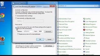 How to remove 127.0.0.1 Proxy Server setting virus