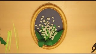 Квиллинг ландыши, урок квиллинг