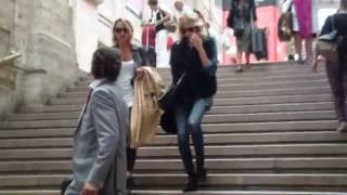 Alessia Marcuzzi arriva a Milano