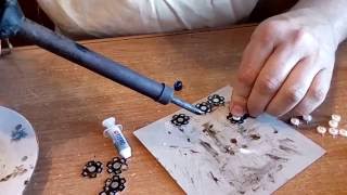 LED фитолампа для растений из трех ваттных полноспектральных светодиодов.