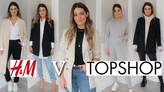 NEW IN H&M VS TOPSHOP TRY ON HAUL | WINTER SPRING 2020