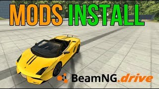 How to Install CAR MODS in BeamNG Drive {Lamborghini Gallardo LP570-4 Spyder}