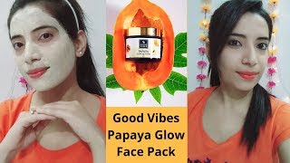 Get the Glow | Good Vibes Papaya Face pack Review | ItsMeAnjalii