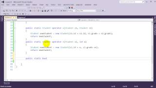 Advanced C#: Lesson 1 - Operator Overloading