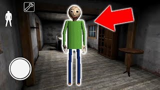 Baldi's Basics in Granny Horror Game... (Granny Horror Game Baldi Mod)