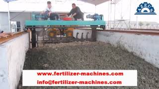 Groove-type Compost Turner Machine, Compost Windrow Turner