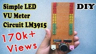 How to make a Simple VU Meter With 80 LEDs IC LM3915
