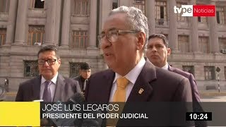 Poder Judicial espera ser entidad que levante la inmunidad parlamentaria