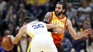 Jazz Blowout Warriors by 30 Points! Gobert Reverse Lob! 2017-18 Season