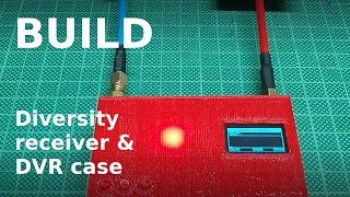 Diversity Receiver & DVR case (RX5808, Eachine Pro DVR)
