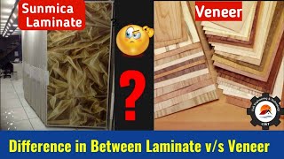 Difference in Between Laminate or Sunmica vs Veneer Use In Wood Works