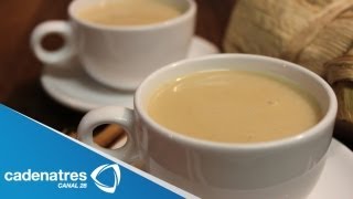 Receta de atole de cajeta. Receta de atole / Bebidas / Cocinando con el chef Jorge Álvarez
