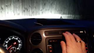 VW Tiguan фары с AFS и MDF, наклон и поворот линз работает без блока 55.