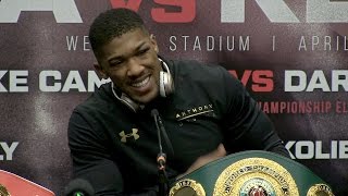 JOSHUA VS. KLITSCHKO - THE FULL ANTHONY JOSHUA POST FIGHT PRESS CONFERENCE VIDEO