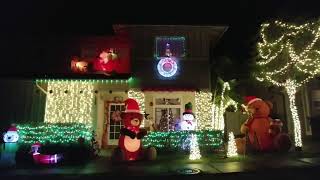 The Chlarson Family light show 2017 "Shiny"