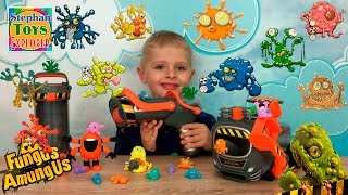 Фунгус Амунгус ловим микробы грузовик лаборатория и бластер Fungus Amungus toys Yuck Truck and more