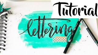 Tutorial: mi libreta para practicar Lettering