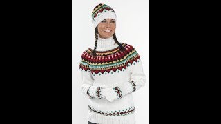 Пуловер Жаккардом Спицами - 2019 / Pullover Jacquard Knitting