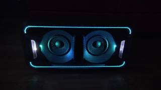 나이트모드 Sony GTK XB7 Speaker스피커로 테크노 음악 듣기