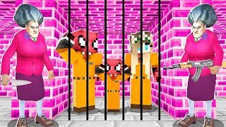 KORKUNÇ ÖĞRETMEN HAPİSHANESİNDEN KAÇTIM! ? - Minecraft
