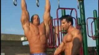 Bodybuilders Sagi Kalev and Chad Ray Martin